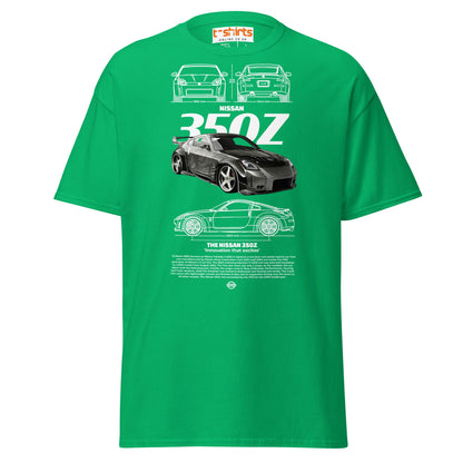 Nissan 350Z T-Shirt | JDM Legend Sports Car Tee - Irish Green - T-Shirts Online