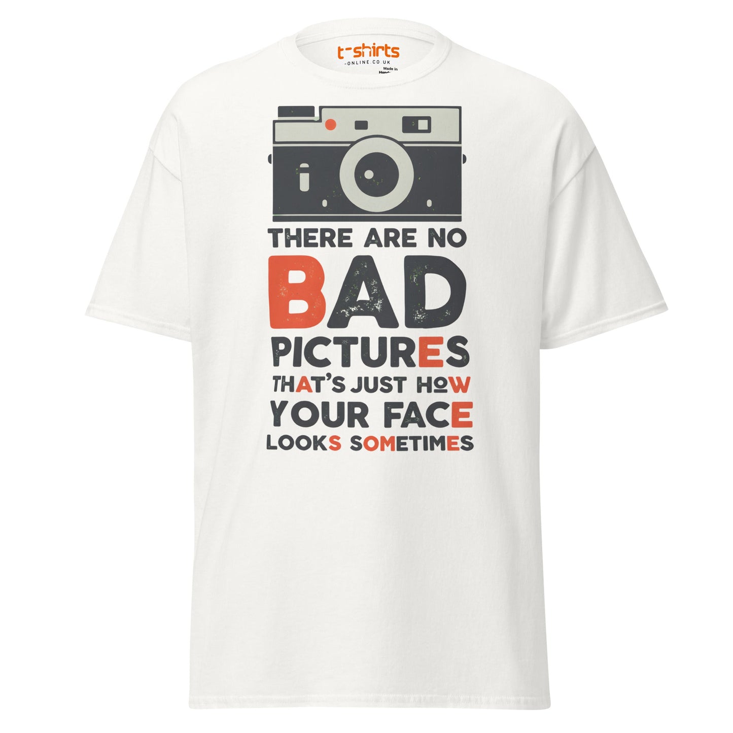No Bad Pictures T-Shirt – Funny Photographer Quote Tee - White - T-Shirts Online