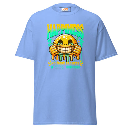 No More Sadness | Happiness T-Shirt - Carolina Blue - T-Shirts Online