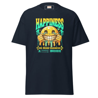 No More Sadness | Happiness T-Shirt - Navy - T-Shirts Online