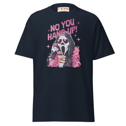 No You Hang Up Ghostface T-Shirt - Navy - T-Shirts Online