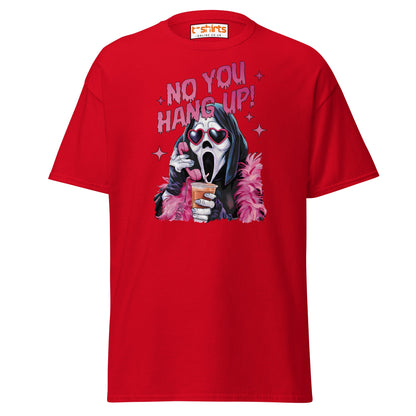 No You Hang Up Ghostface T-Shirt - Red - T-Shirts Online