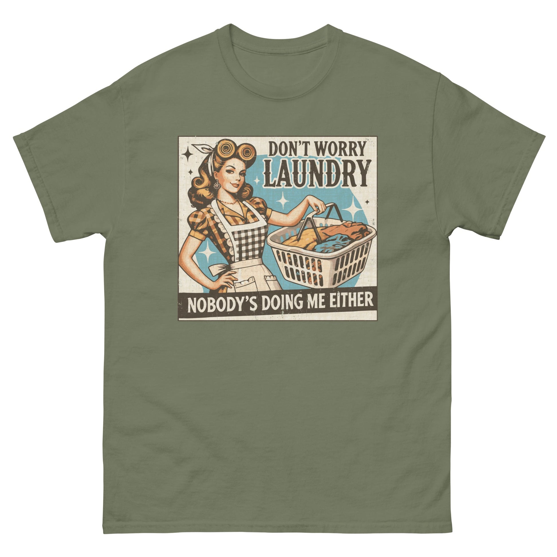 Nobody's Doing Me | Retro Women's T-Shirt - Military Green - T-Shirts Online