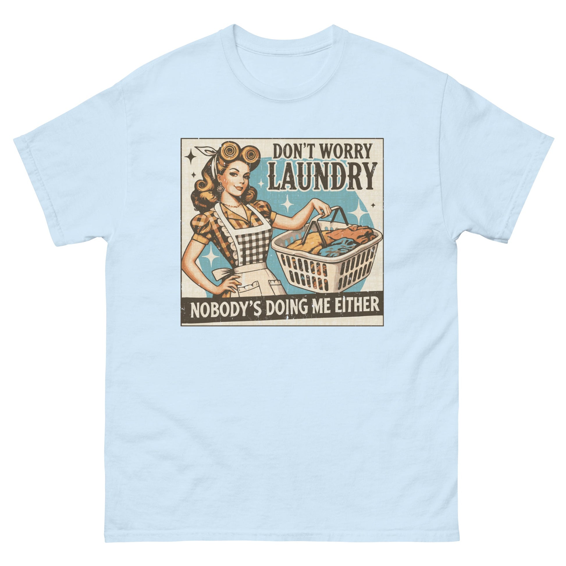 Nobody's Doing Me | Retro Women's T-Shirt - Light Blue - T-Shirts Online
