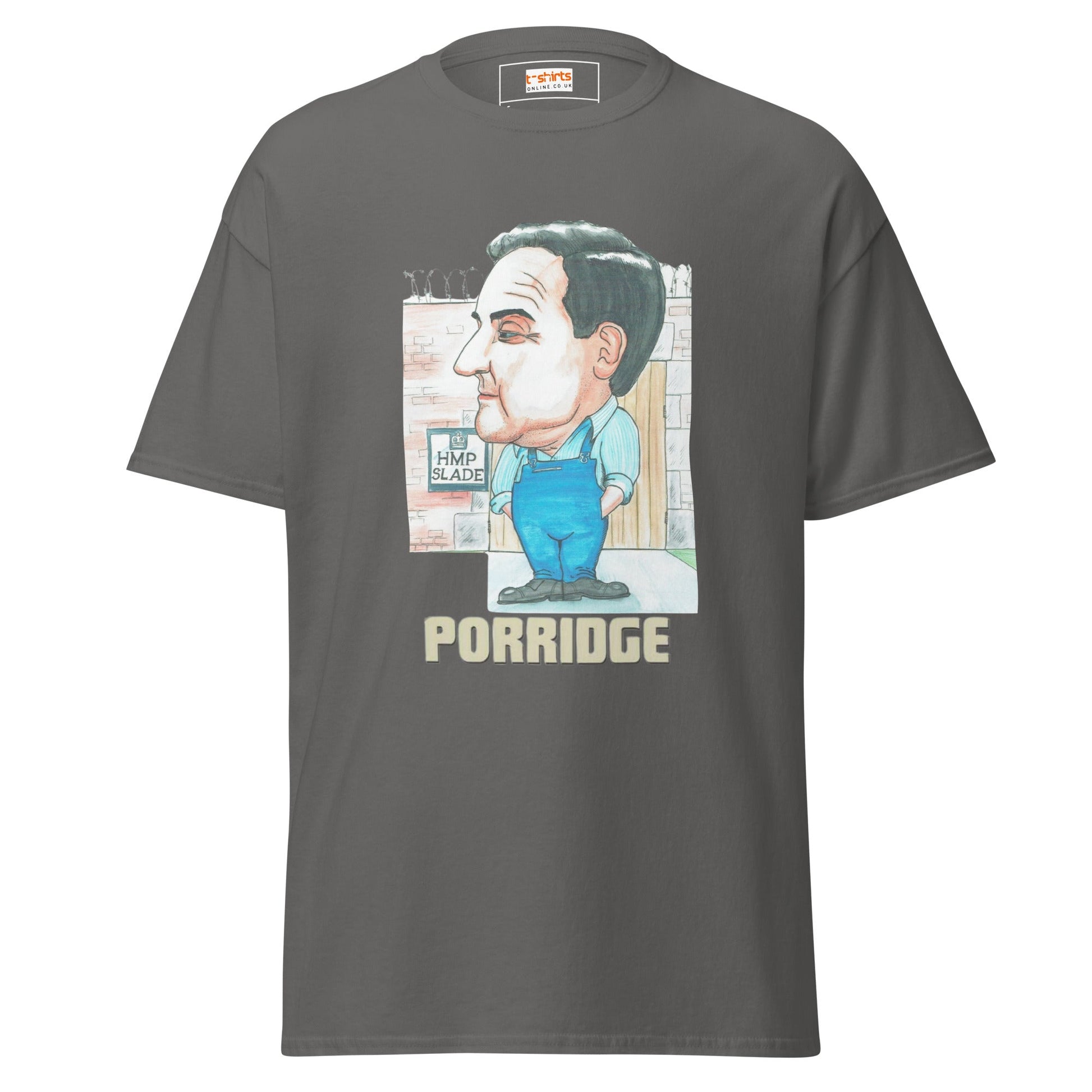 Norman Stanley Fletcher | Porridge T-Shirt - Charcoal - T-Shirts Online