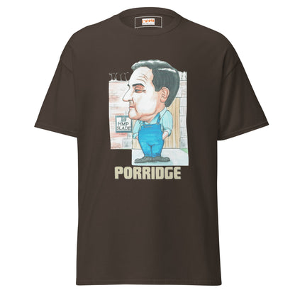Norman Stanley Fletcher | Porridge T-Shirt - Dark Chocolate - T-Shirts Online