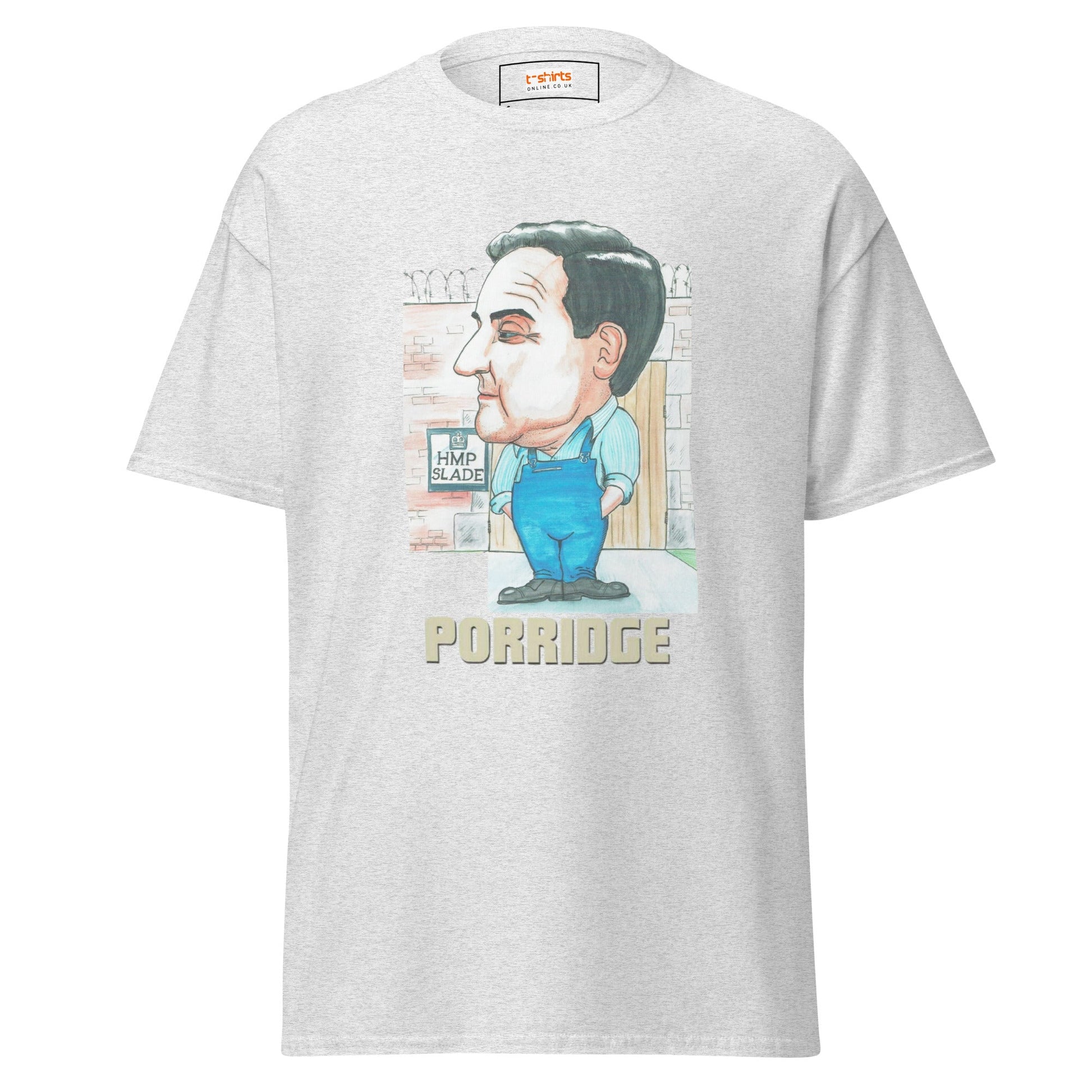 Norman Stanley Fletcher | Porridge T-Shirt - Ash - T-Shirts Online