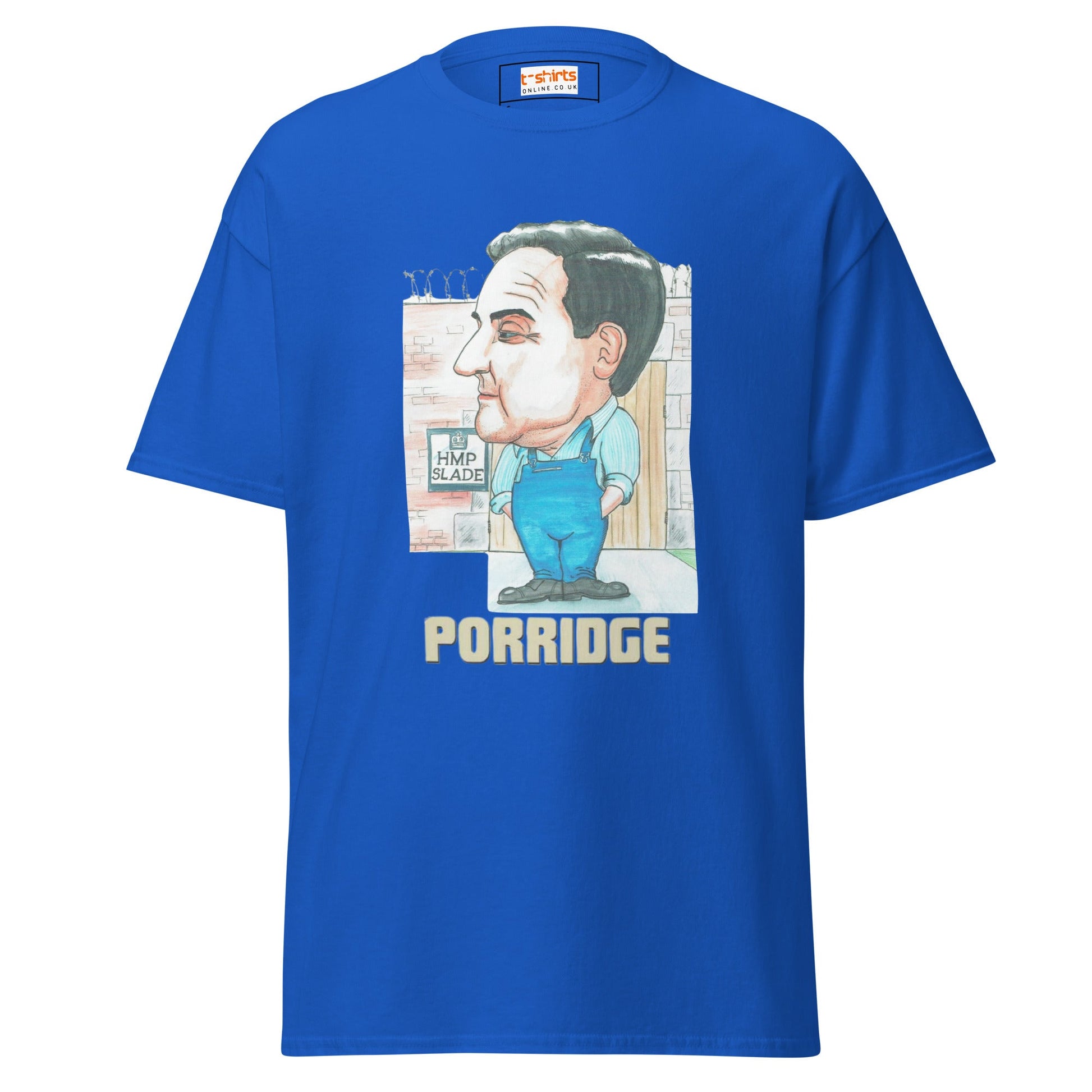 Norman Stanley Fletcher | Porridge T-Shirt - Royal - T-Shirts Online