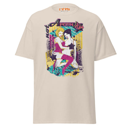 Not a Porn Star T-Shirt | Bold Pop Art Graphic Tee - Natural - T-Shirts Online