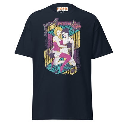 Not a Porn Star T-Shirt | Bold Pop Art Graphic Tee - Navy - T-Shirts Online