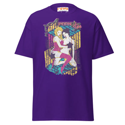Not a Porn Star T-Shirt | Bold Pop Art Graphic Tee - Purple - T-Shirts Online