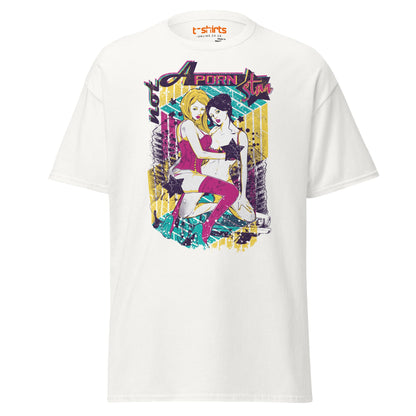 Not a Porn Star T-Shirt | Bold Pop Art Graphic Tee - White - T-Shirts Online