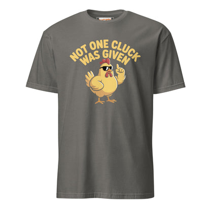 Not One Cluck T-Shirt | Funny Chicken Shirt - Charcoal - T-Shirts Online