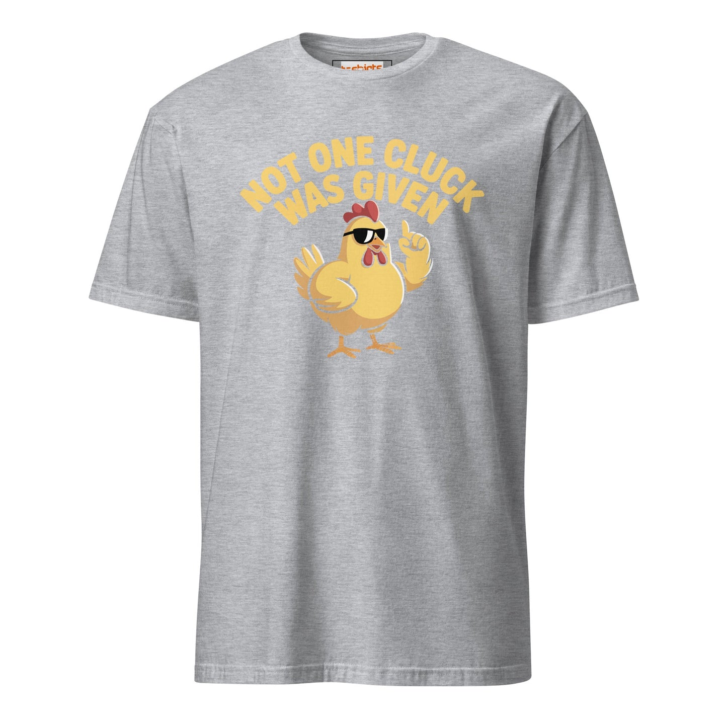 Not One Cluck T-Shirt | Funny Chicken Shirt - Sport Grey - T-Shirts Online