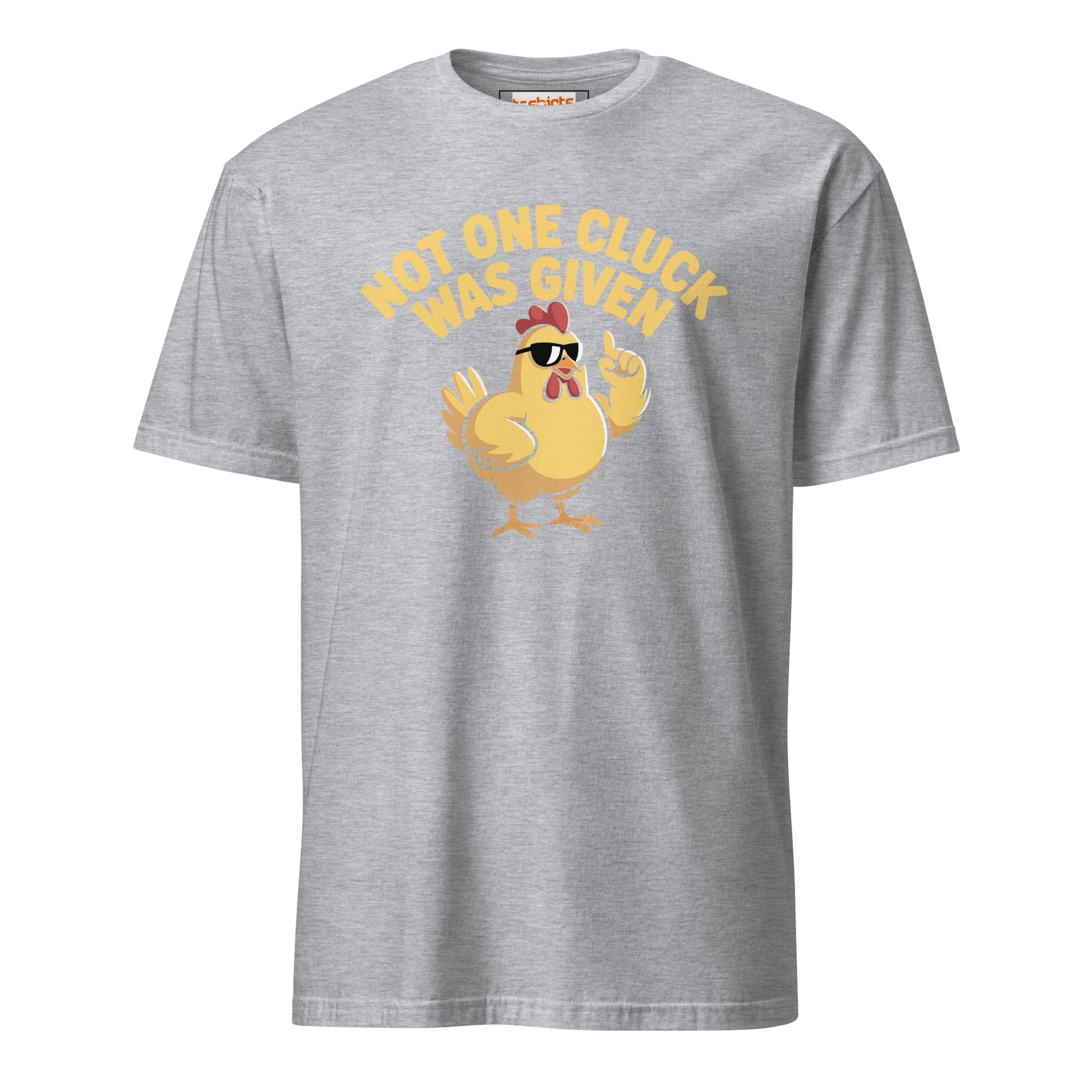 Not One Cluck T-Shirt | Funny Chicken Shirt - Sport Grey - T-Shirts Online