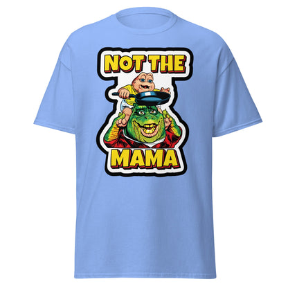 Not The Mama Funny Dinosaur T-Shirt - 90s Nostalgia Tee - Carolina Blue - T-Shirts Online