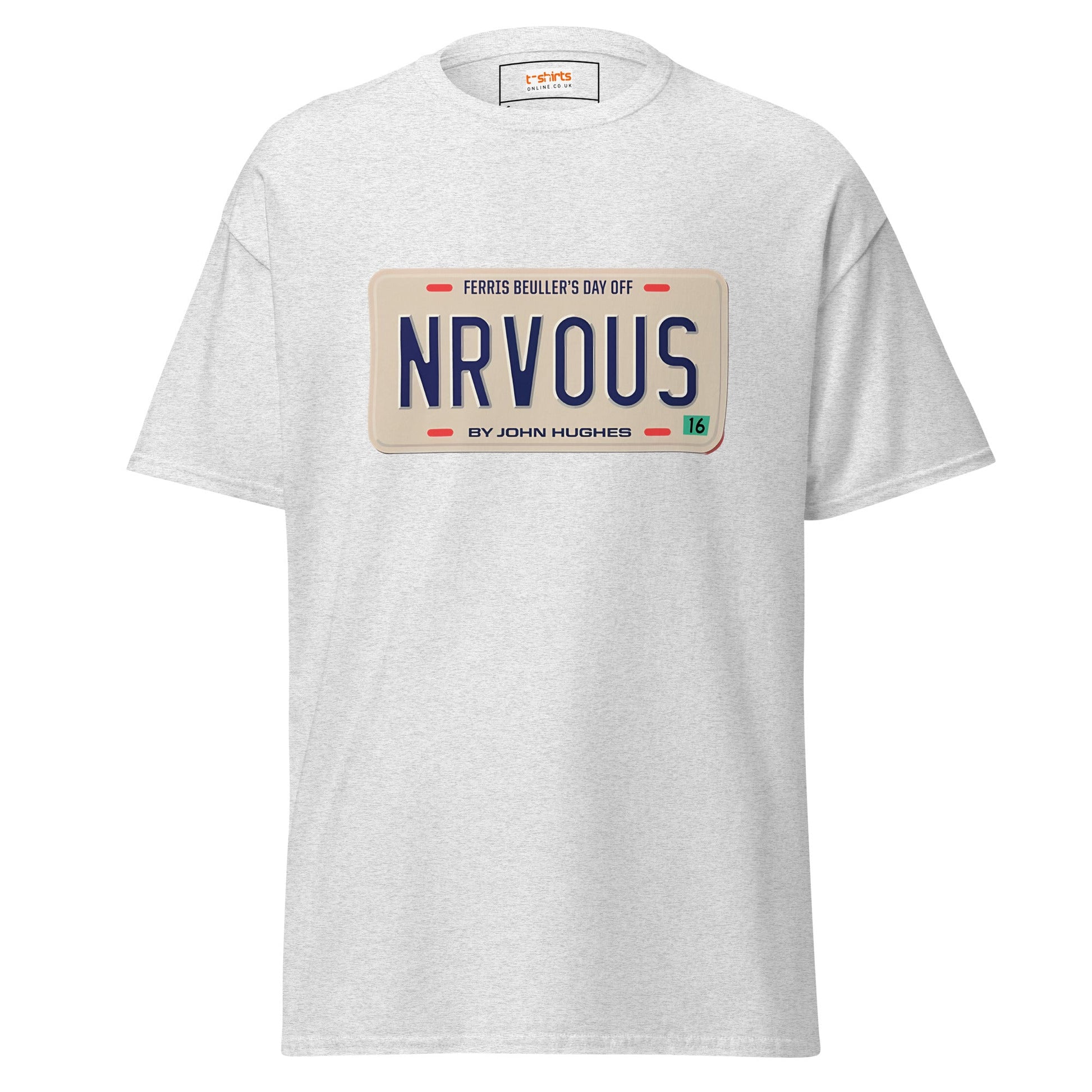 Nrvous T-Shirt | Ferris Beuller Tee - Ash - T-Shirts Online