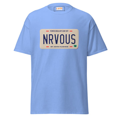 Nrvous T-Shirt | Ferris Beuller Tee - Carolina Blue - T-Shirts Online