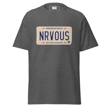 Nrvous T-Shirt | Ferris Beuller Tee - Dark Heather - T-Shirts Online
