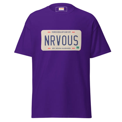 Nrvous T-Shirt | Ferris Beuller Tee - Purple - T-Shirts Online