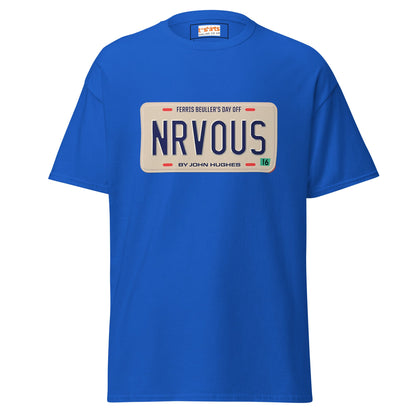 Nrvous T-Shirt | Ferris Beuller Tee - Royal - T-Shirts Online