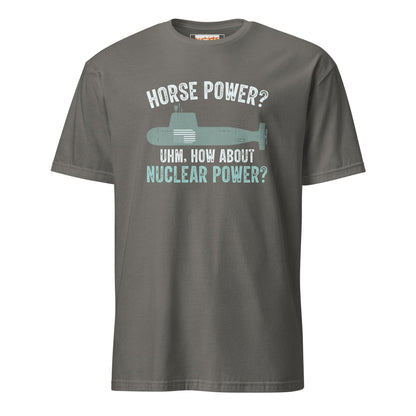 Nuclear Power T-Shirt | Submarine T-Shirt - Charcoal - T-Shirts Online