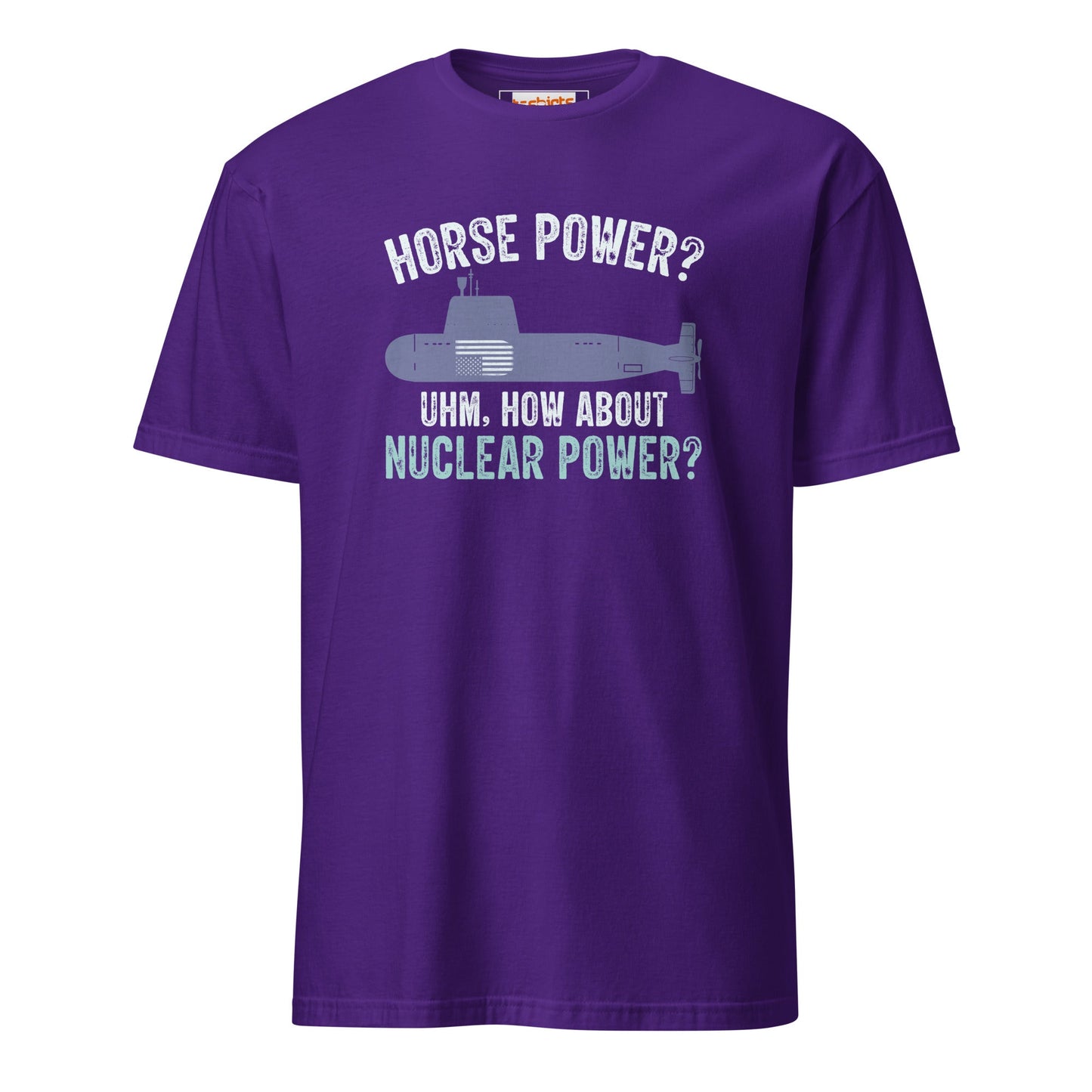 Nuclear Power T-Shirt | Submarine T-Shirt - Purple - T-Shirts Online
