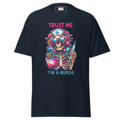 Nurse T-Shirt | Trust Me I'm a Nurse - Navy - T-Shirts Online