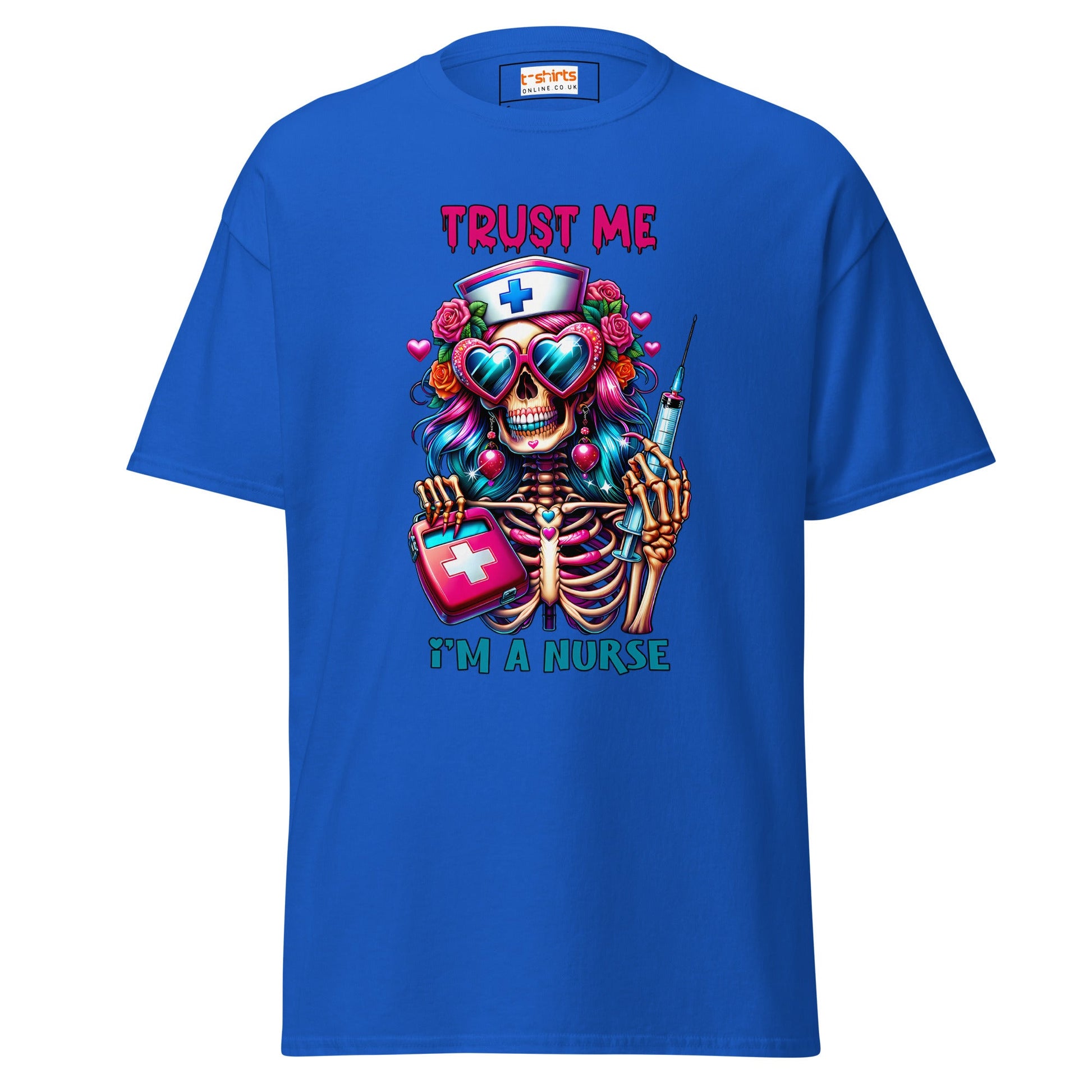 Nurse T-Shirt | Trust Me I'm a Nurse - Royal - T-Shirts Online