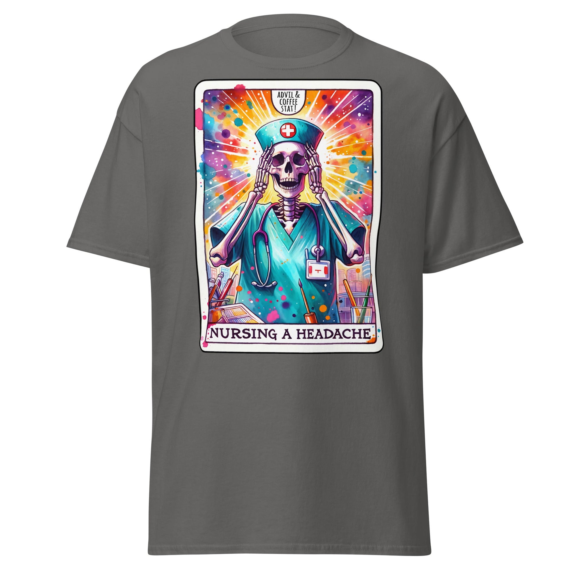 'Nursing a Headache' Tarot | Tarot Card T-Shirt - T-Shirts Online