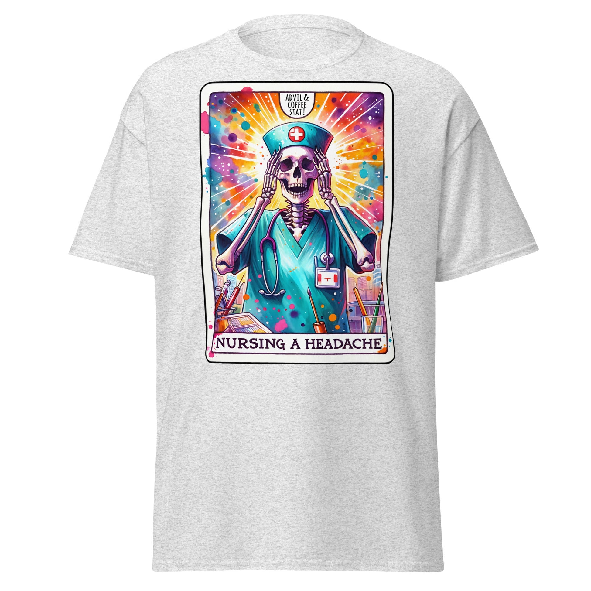 'Nursing a Headache' Tarot | Tarot Card T-Shirt - T-Shirts Online