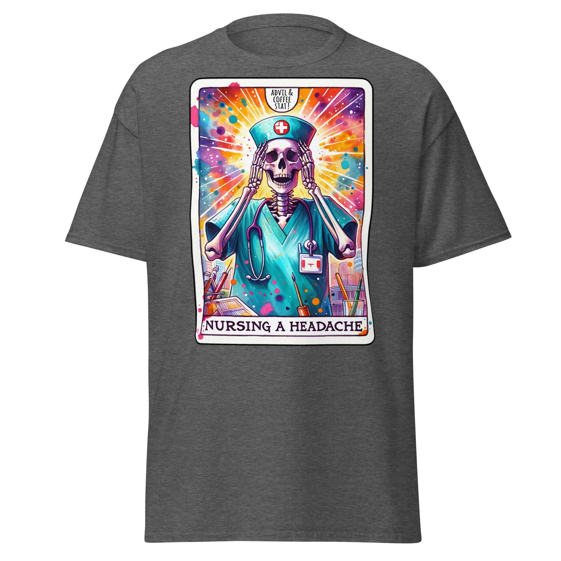 'Nursing a Headache' Tarot | Tarot Card T-Shirt - T-Shirts Online