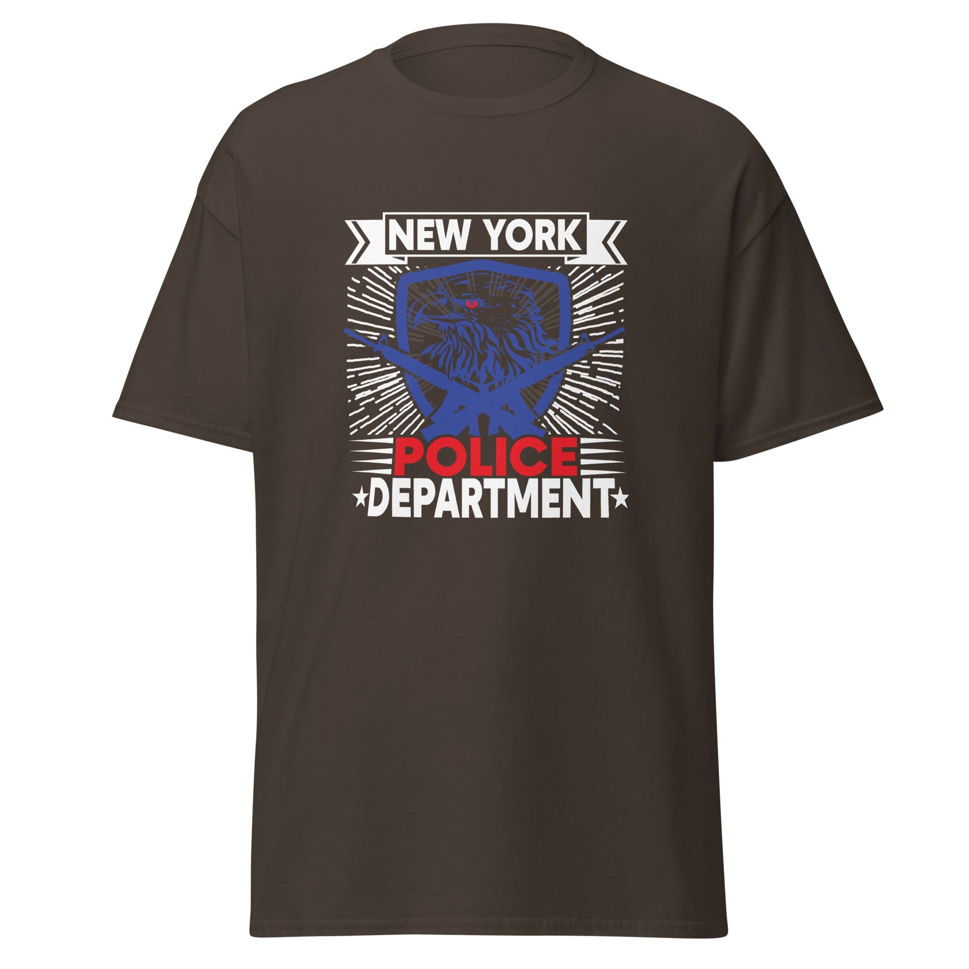 NY Police Department | Police T-Shirt - Dark Chocolate - T-Shirts Online
