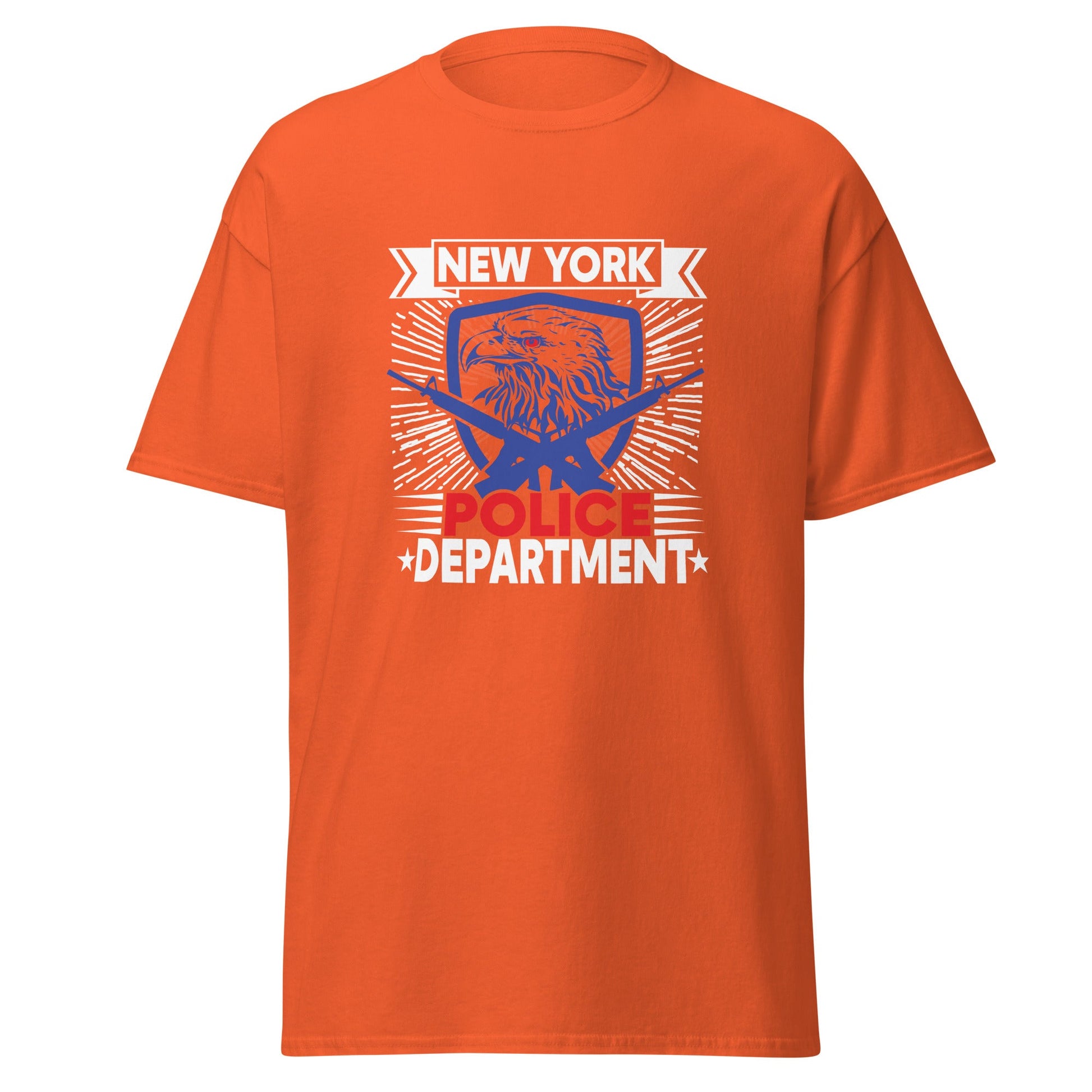 NY Police Department | Police T-Shirt - Orange - T-Shirts Online