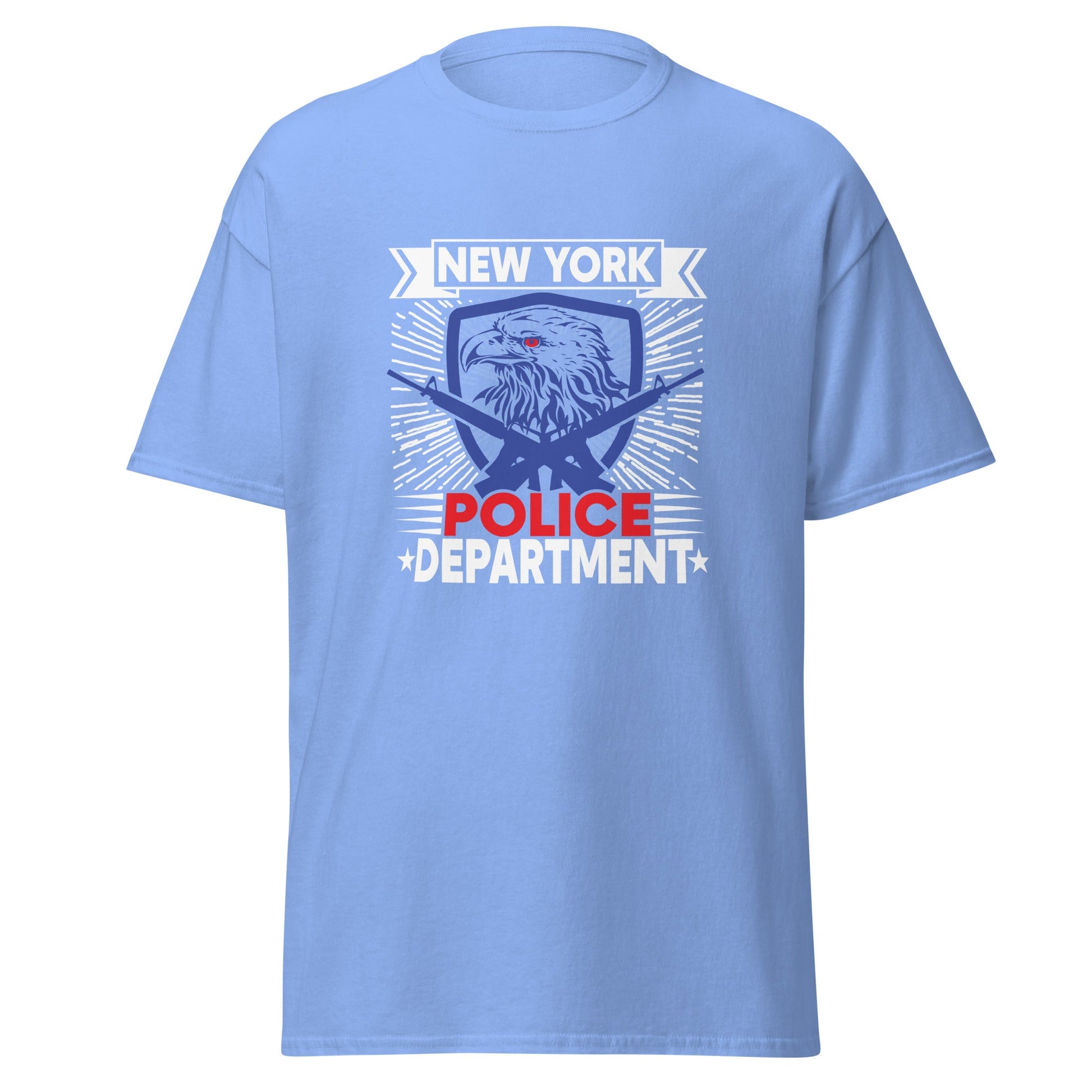 NY Police Department | Police T-Shirt - Carolina Blue - T-Shirts Online