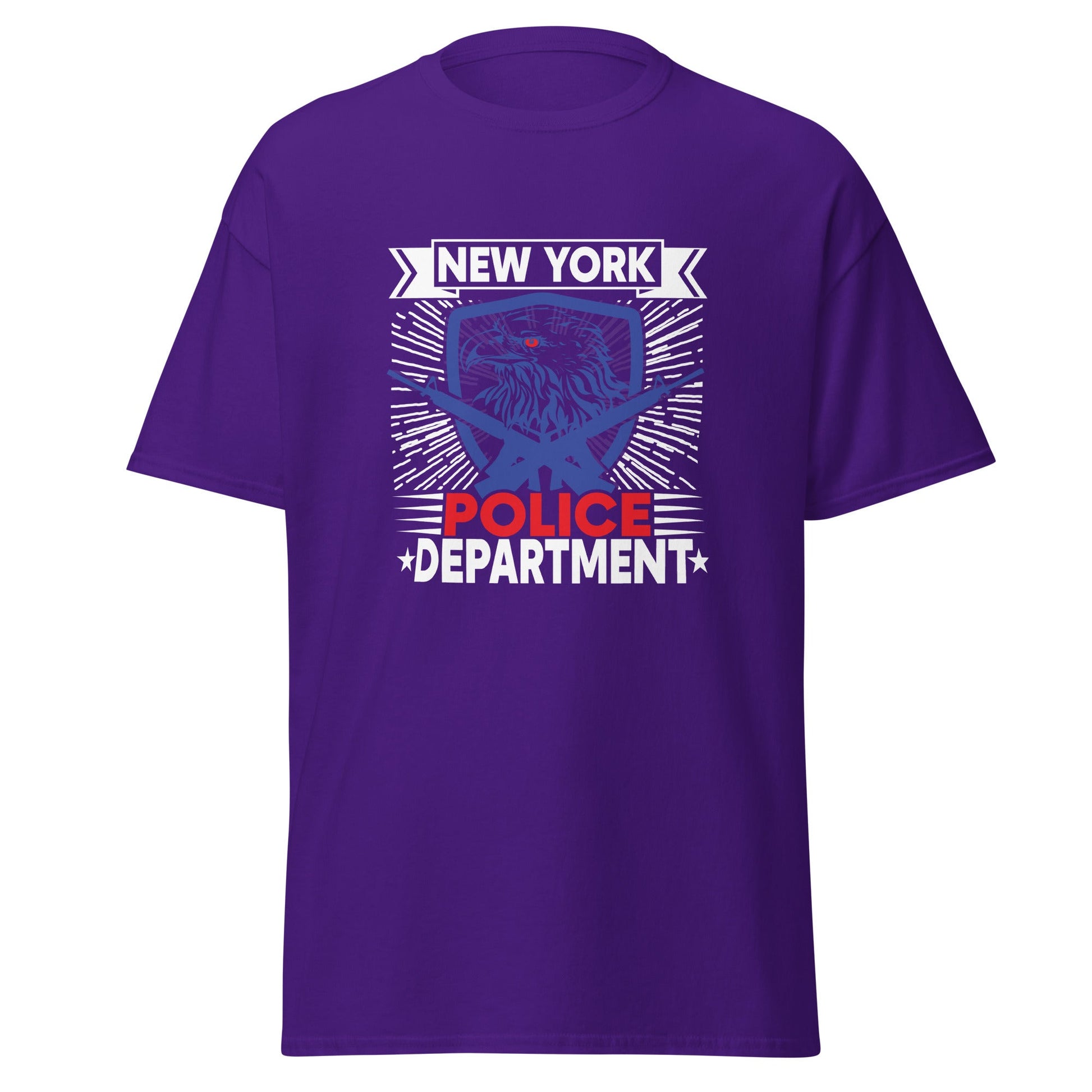 NY Police Department | Police T-Shirt - Purple - T-Shirts Online