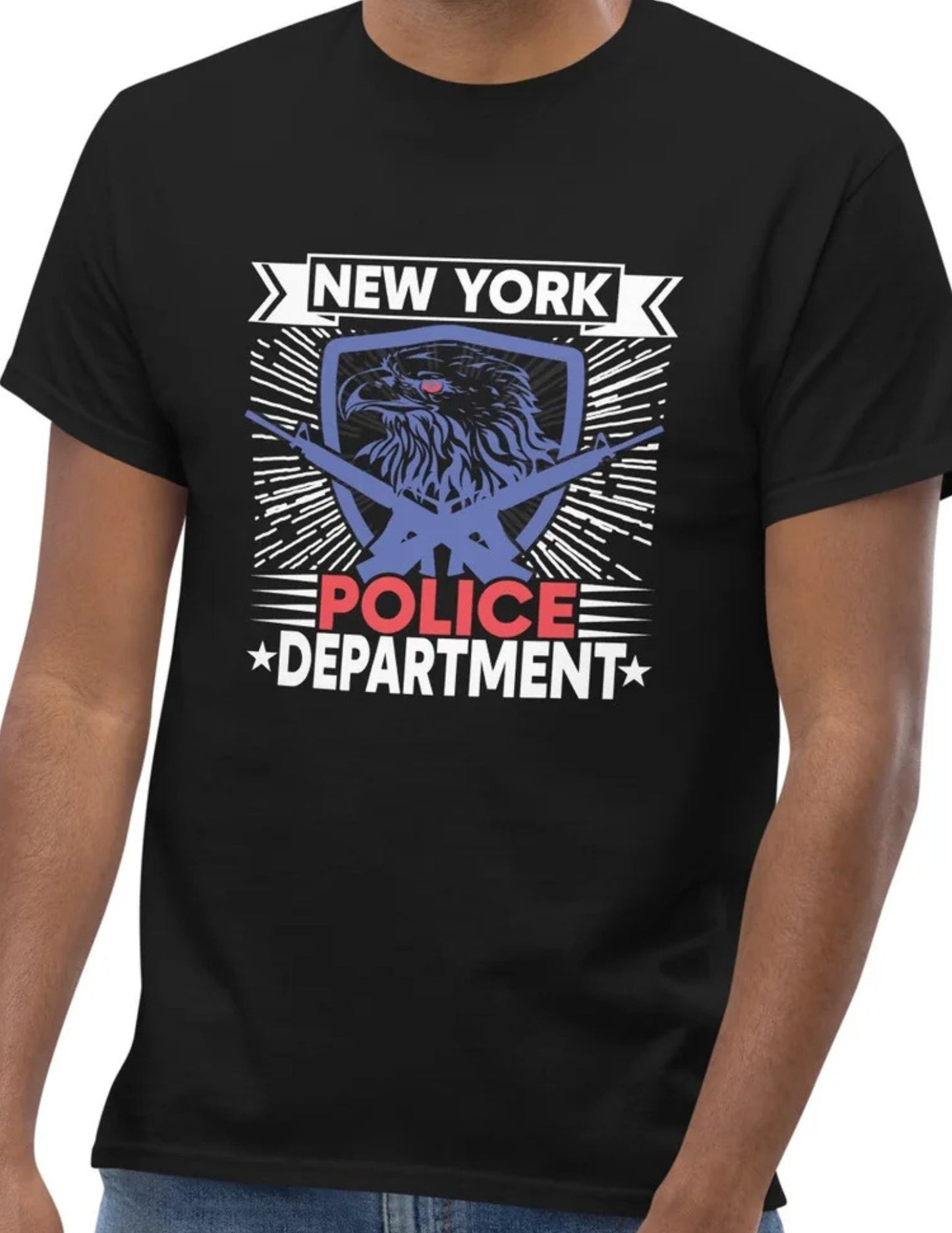 NY Police Department | Police T-Shirt - Black - T-Shirts Online