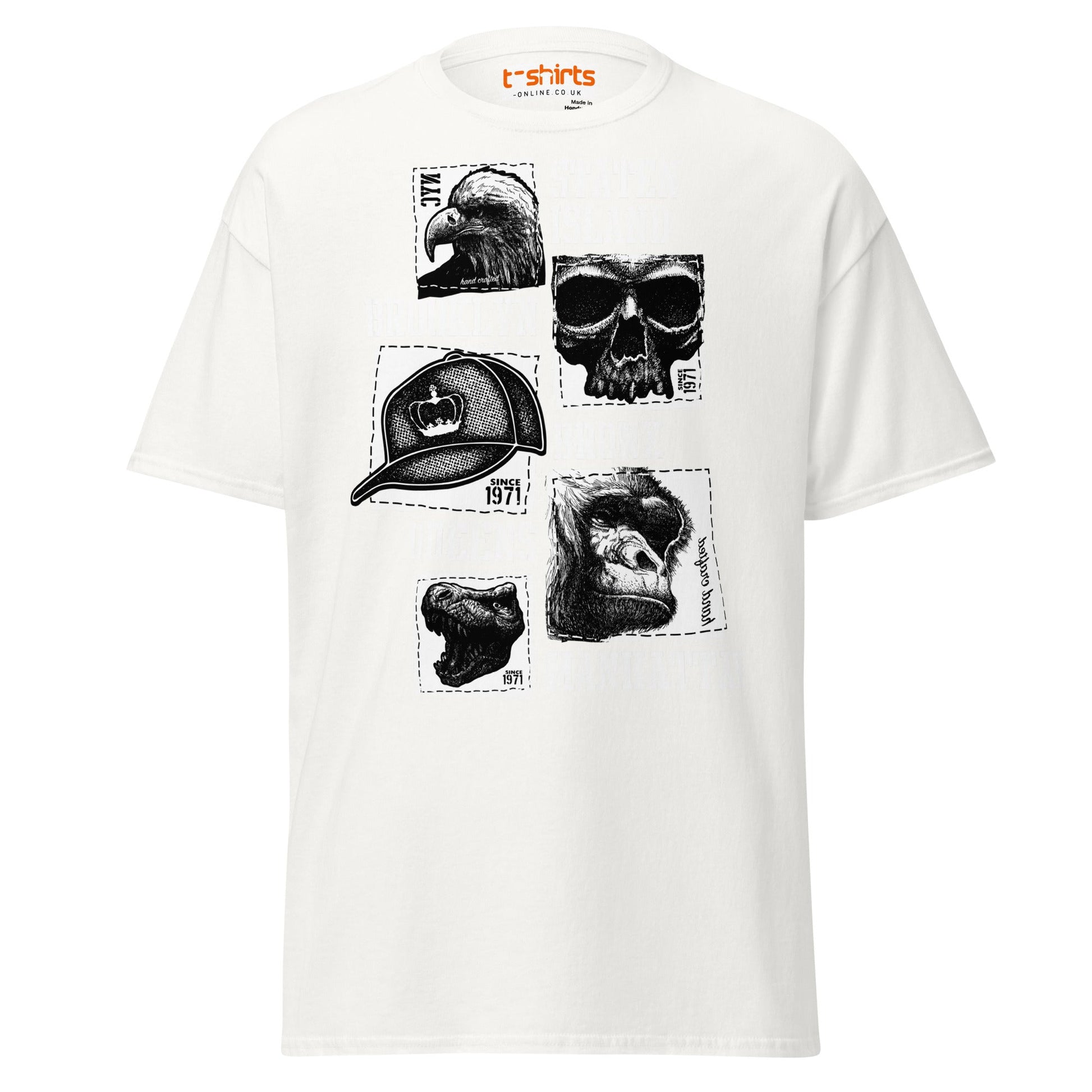 NYC Boroughs Graphic T-Shirt - White - T-Shirts Online