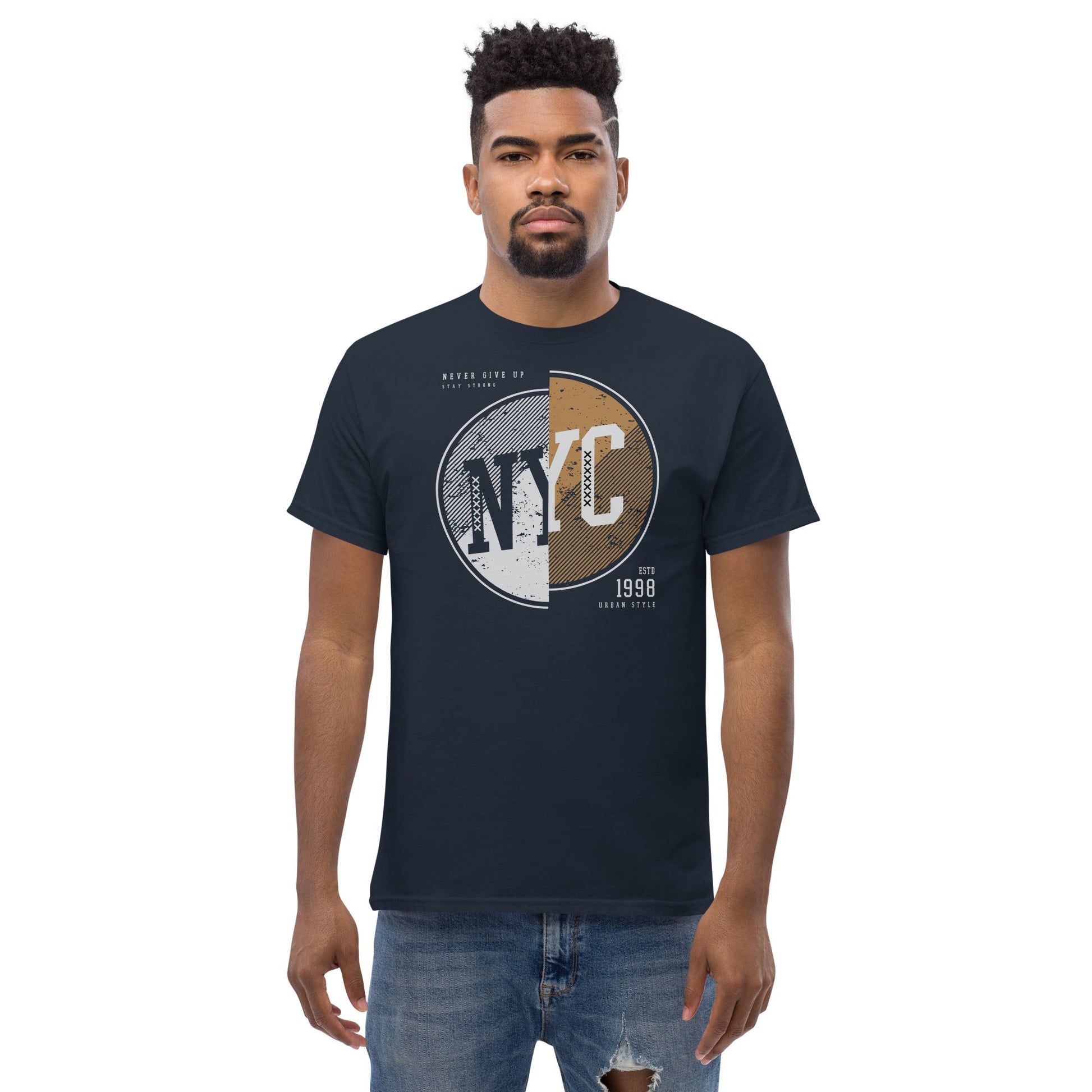 NYC | Men's T-Shirt - Black - T-Shirts Online