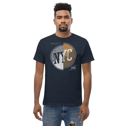 NYC | Men's T-Shirt - Black - T-Shirts Online