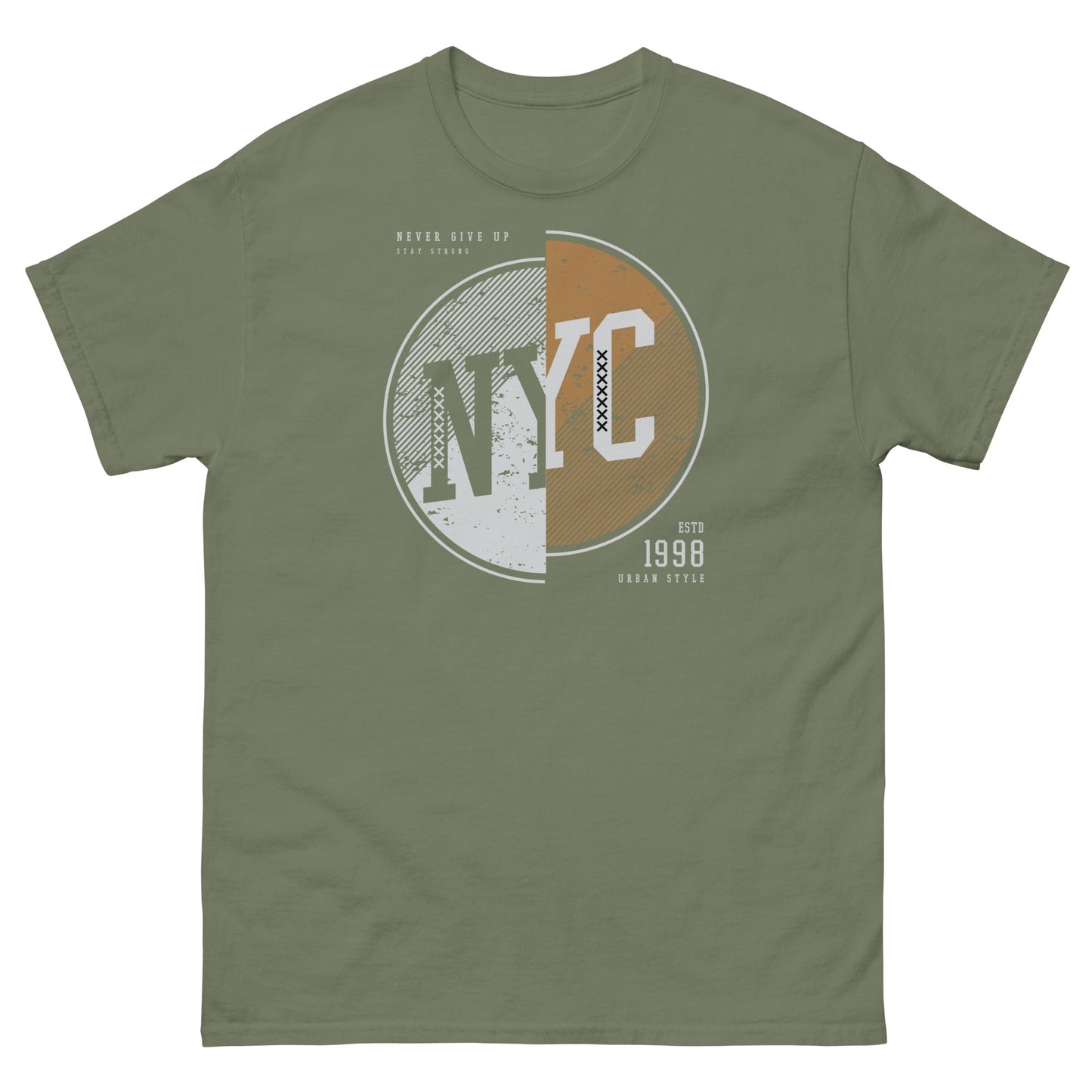 NYC | Men's T-Shirt - Military Green - T-Shirts Online