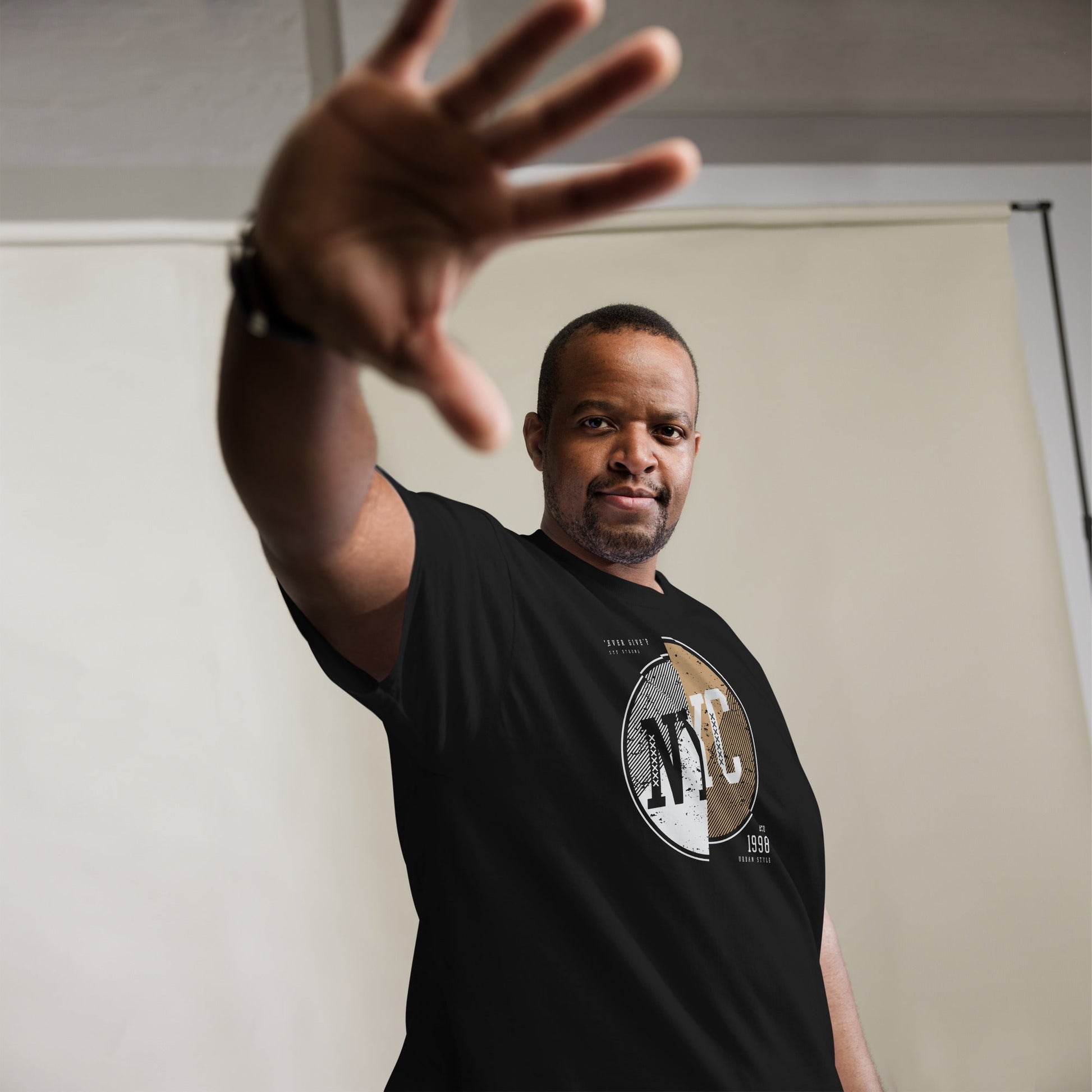 NYC | Men's T-Shirt - Black - T-Shirts Online