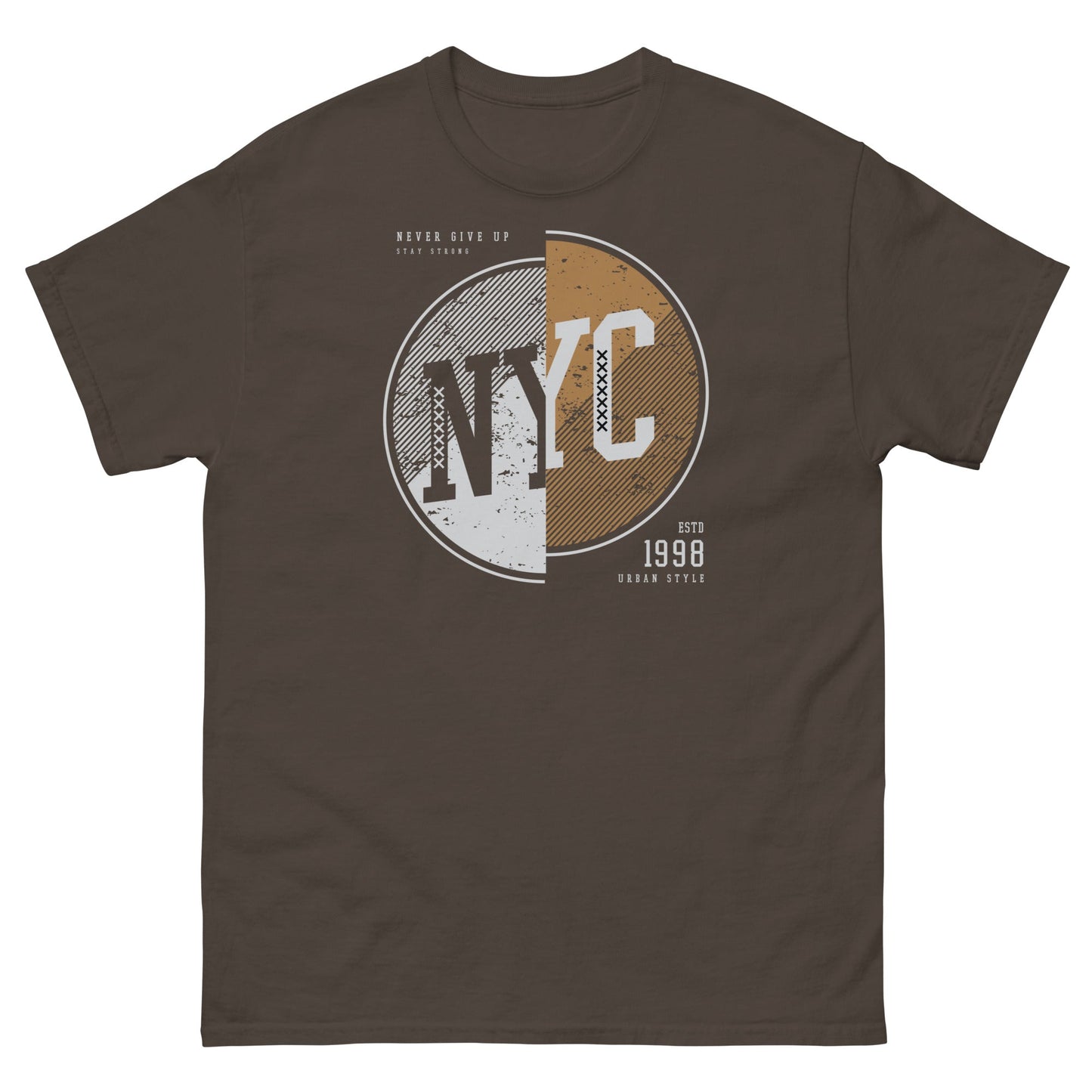 NYC | Men's T-Shirt - Dark Chocolate - T-Shirts Online