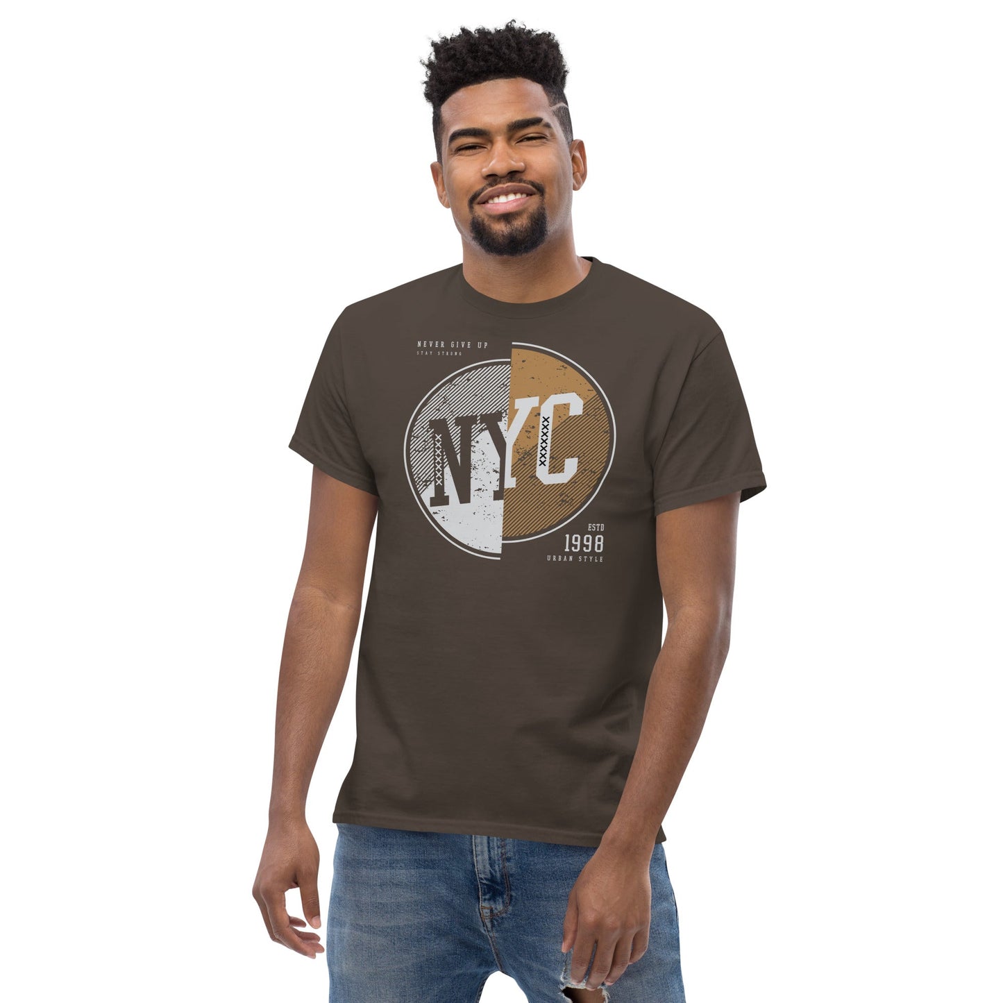 NYC | Men's T-Shirt - Black - T-Shirts Online