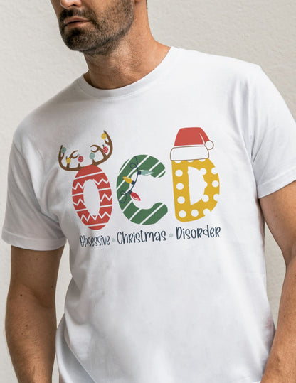 OCD Christmas | Christmas T-Shirt - Black - T-Shirts Online