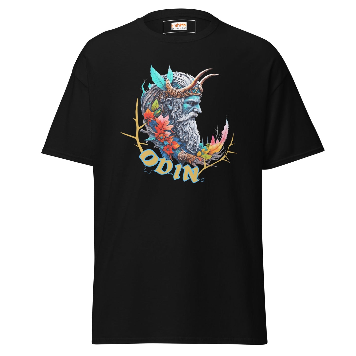 Odin T-Shirt | Norse Mythology T-Shirt - Black - T-Shirts Online