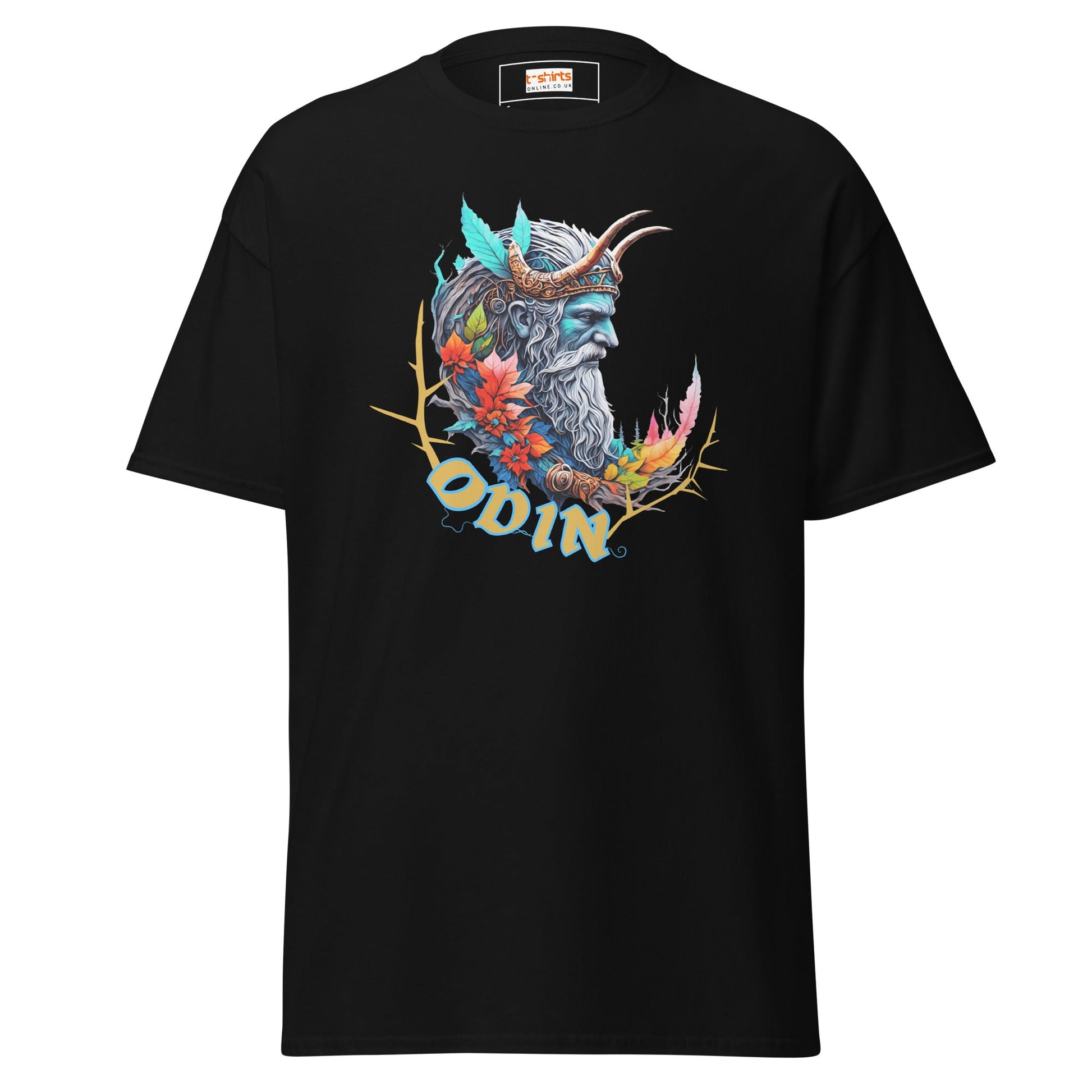 Odin T-Shirt | Norse Mythology T-Shirt - Black - T-Shirts Online