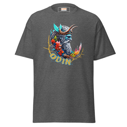 Odin T-Shirt | Norse Mythology T-Shirt - Dark Heather - T-Shirts Online