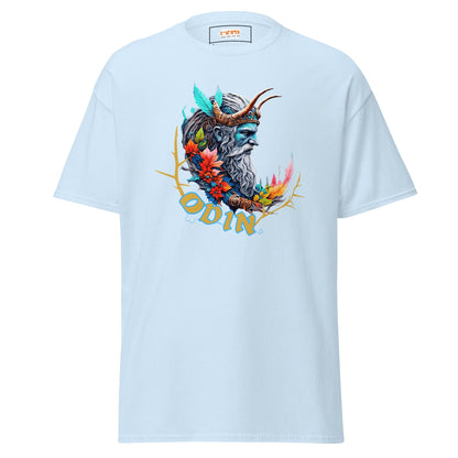 Odin T-Shirt | Norse Mythology T-Shirt - Light Blue - T-Shirts Online