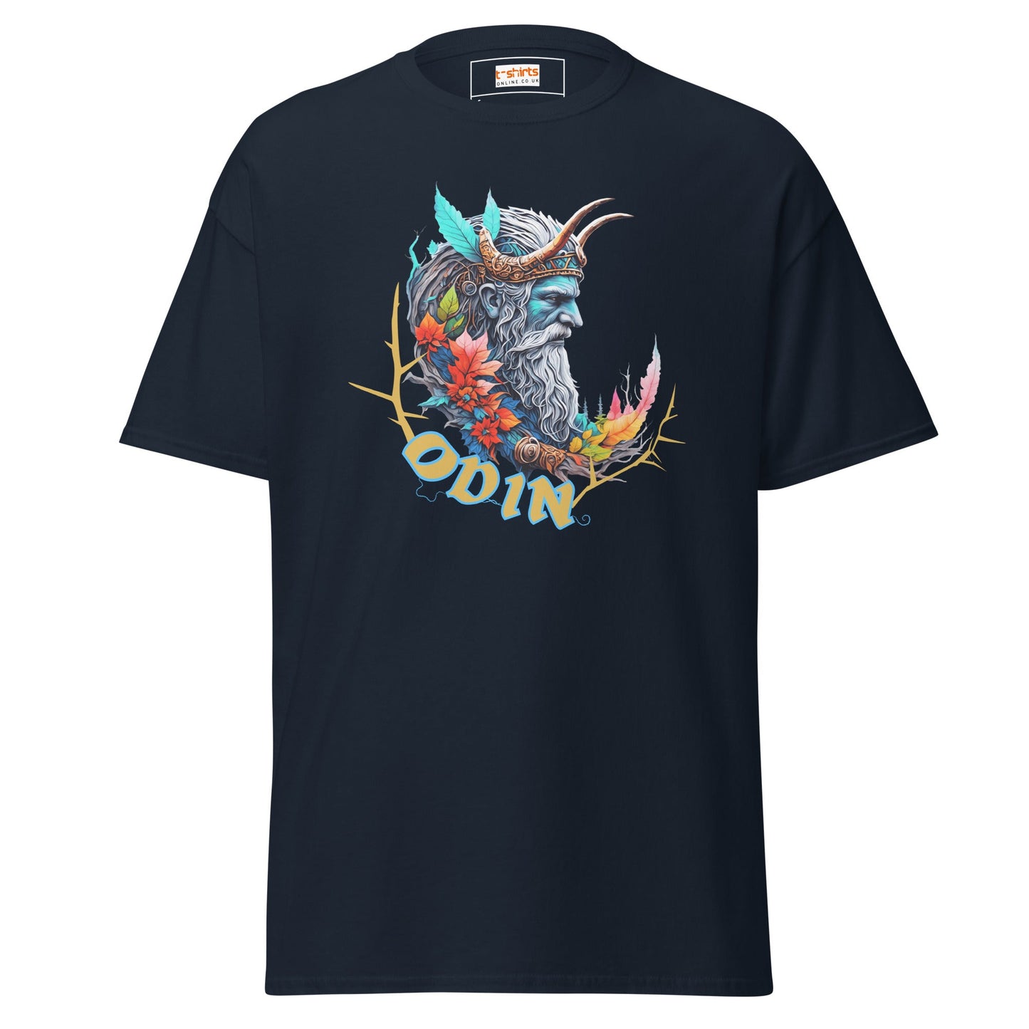 Odin T-Shirt | Norse Mythology T-Shirt - Navy - T-Shirts Online